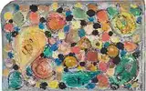 Stillleben mit Früchten, 1963 by Walter Arnold Steffen, oil on panel, sold Dec 2014