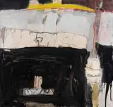 Ohne Titel, 1961 by Hans Falk, oil, sold Dec 2014