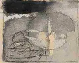 Ohne Titel by Hans Falk, 1961, mixed media, offered Dec 2014