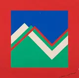 Komposition in Rot, Blau, Grün und Weiss by Willi Müller-Brittnau, gouache, sold Dec 2014