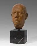 Herrenkopf by Hermann Hubacher, 1945, bronze, offered Dec 2014