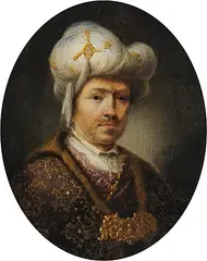 Portrait eines Mannes mit Turban by Jan Adriaensz. van Staveren, oil on panel, sold Sep 2014