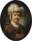 Portrait eines Mannes mit Turban by Jan Adriaensz. van Staveren, oil on panel, sold Sep 2014