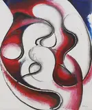 Figurengruppe by Heiner Malkowsky, mixed media, sold Sep 2014