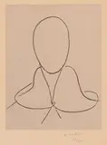 Portrait by Henri Matisse, 1950, lithograph, sold Sep 2014