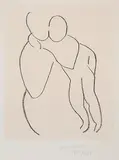 Vierge et Enfant sans indication des visages I by Henri Matisse, lithograph, offered Sep 2014