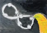 Ohne Titel by Volker Tannert, 1982, mixed media, sold Sep 2014