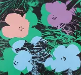 nach "Flowers by Andy Warhol, color screenprint, sold Sep 2014