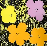 nach "Flowers by Andy Warhol, color screenprint, sold Sep 2014