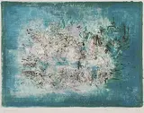 Petit jardin by Zao Wou-ki, 1956, color lithograph, sold Sep 2014