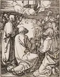 Die Himmelfahrt Christi by Albrecht Dürer, woodcut, sold Sep 2014