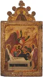 Italienische Schule, 14.Jh by Andachtsbild "Grablegung Christi", tempera, sold Sep 2014