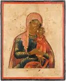 Russisch, Ende 18.Jh by Gottesmutter Fürsprecherin der Verlorenen, tempera, offered Sep 2014