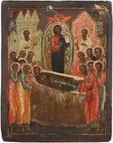 Russisch, 18.Jh by Entschlafen der Gottesmutter, tempera, sold Sep 2014