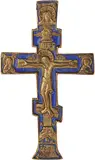 Russisch, um 1800 by Metallikone "Kreuz", bronze, offered Sep 2014
