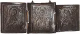 Russisch, um 1800 by Metallikone "Triptychon", bronze, sold Sep 2014