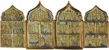 Russisch, um 1800 by Metallikone "Tetraptychon", bronze, offered Sep 2014
