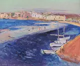 Muschelsucher by Henri Schmid, oil on canvas, sold Sep 2014