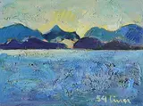 Korsische Küstenlandschaft, 1954 by Carl Walter Liner, oil on board, sold Sep 2014