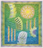 Wald mit Blumen by Willi Hartung, 1978, watercolor, sold Sep 2014