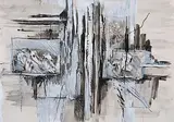 Ohne Titel by Silvio Mattioli, 2001, mixed media, sold Sep 2014
