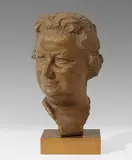 Frauenkopf by Rudolf Wening, bronze, offered Sep 2014