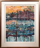 Untitled by Marco Sassone, serigraph, sold Feb 2024