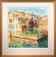Untitled by Marco Sassone, serigraph, sold Feb 2024