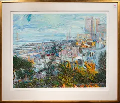 Untitled by Marco Sassone, serigraph, sold Feb 2024