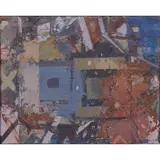 Backstage by Philip Sultz, 1980, oil on canvas, sold Mar 2024