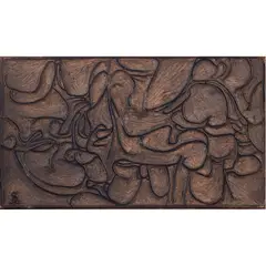 Untitled by Robert Müller, wood engraving block, sold Mar 2024