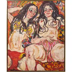 Untitled by Phillip Sherrod, oil on canvas, sold Mar 2024