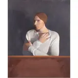 Observer by Thomas Alphonse Klaverkamp, 1979, oil on canvas, sold Mar 2024