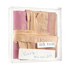 Untitled by Philip Sultz, circa 1982, mixed media in plexiglass box, sold Mar 2024