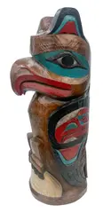 Untitled by Lee Wallace, Bronze Sculpture 21''x8''. Scarce colored sculpture, sold Aug 2025