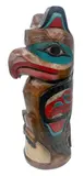 Untitled by Lee Wallace, Bronze Sculpture 21''x8''. Scarce colored sculpture, sold Aug 2025