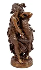 Untitled by Hippolyte Moreau, Bronze Figural Sculpture, sold Jun 2025