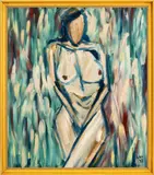 Untitled (Nude Figure) by Tran Luu Hau, 1995, Oil on Canvas, sold Jun 2025