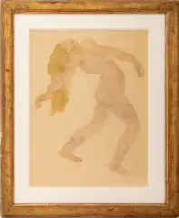 The Dance by Odilon Roche, Watercolor and Graphite on Paper, sold Jun 2025