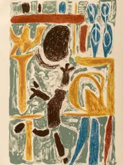 Celebration by Will Barnet, 2005, Lithograph in Colors on Paper, sold Jun 2025