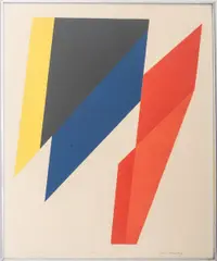 Dimensions VI (I) by Jack Sonenberg, Serigraph in Colors, sold Jun 2025