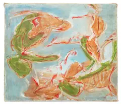 Abstract Composition by Grace Knowlton, Oil on Canvas, sold Jun 2025