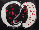 Abstract Composition by Domenick Capobianco, Oil on Canvas, sold Jun 2025