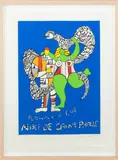 Adam and Eve by Niki de Saint Phalle, 1986, Screenprint in Colors on Wove Paper, sold Jul 2025