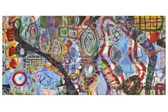 Untitled by James Aldridge, pencil & acrylic on paper, offered Jun 2022