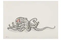 Untitled by Otto Schade, 2016, ink and pencil, offered Jun 2022