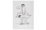 Untitled by David Shrigley, lithograph, offered Jun 2022
