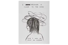Untitled by David Shrigley, lithograph, offered Jun 2022