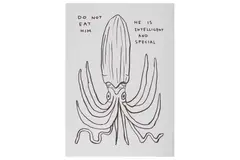 Untitled by David Shrigley, lithograph, offered Jun 2022