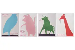 Untitled by David Shrigley, ink, offered Jun 2022